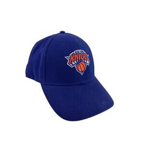 Fan Favorite New York Knicks Basketball Cap Blue Embroidered NBA Adjustable Hat